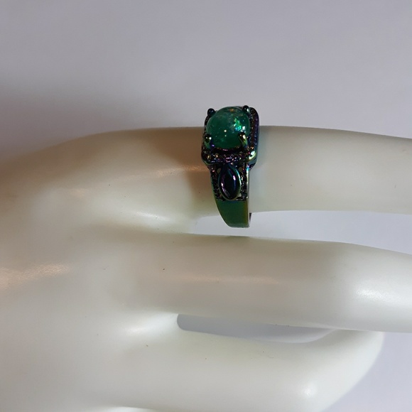 Beautiful rainbow Gold filled ring - Picture 3 of 4